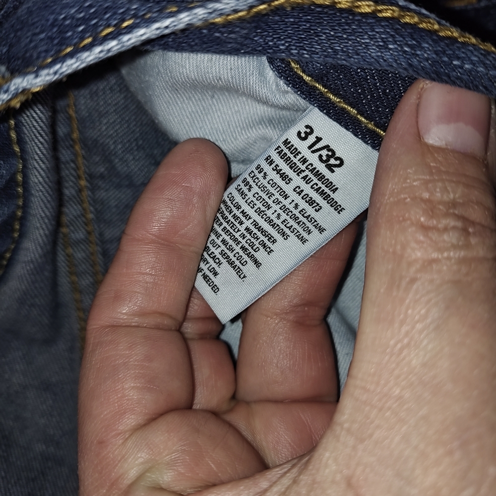 American Eagle Outfitters Woman Blue Jeans ,Size 31x32,Straight Leg,mid rise - Picture 10 of 10